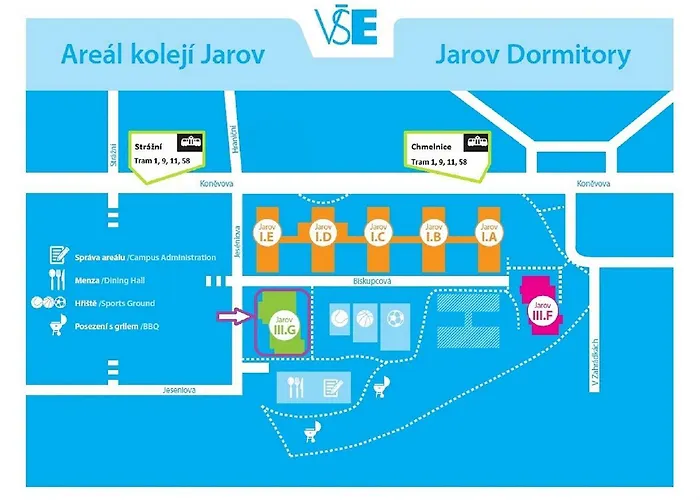 Ostello Eislerova Kolej Jarov *